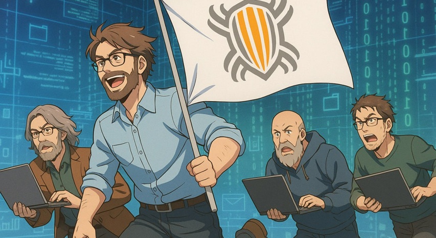 Новичок в пентесте за ноутбуком решает CTF-задачи в киберстиле